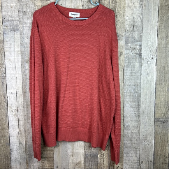 Goodfellow & Co Size XL Crewneck Long Sleeve Sweater Dark Orange - Picture 1 of 9